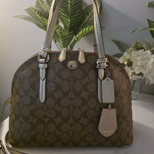 Coach Brown Signature Handbag